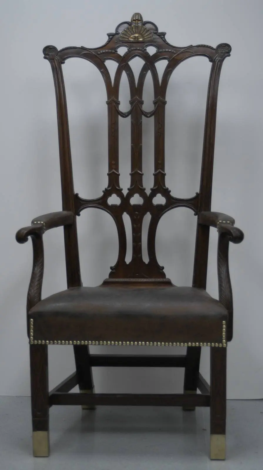 The chair John Folwell made in 1779 for the Pennsylvania Assembly. Washington sat in it all summer as President of the Convention.