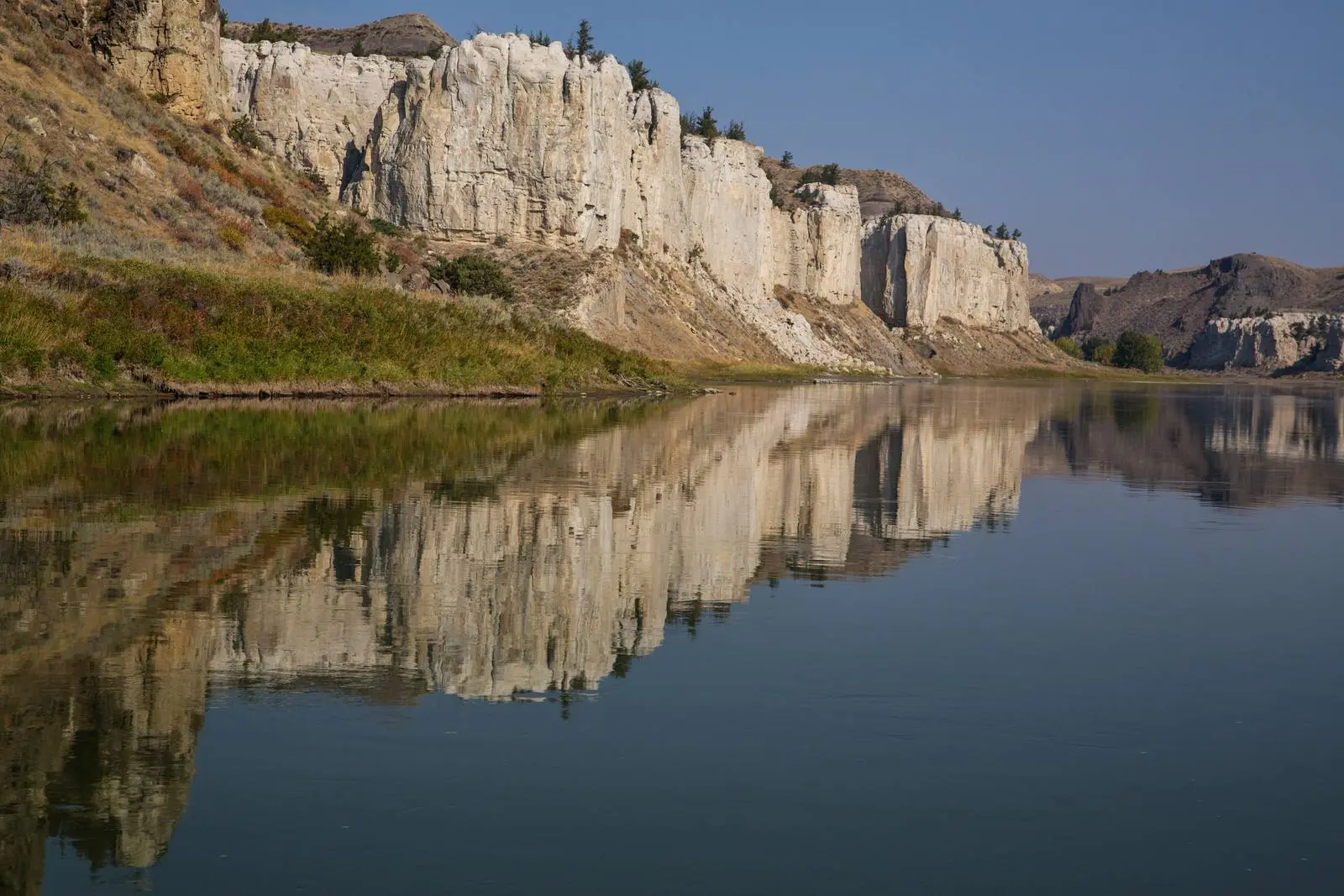 The White Cliffs of the Missouri in Montana, which Lewis called “seens of visionary inchantment” on 31 May 1805.