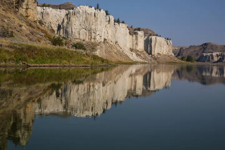The White Cliffs of the Missouri in Montana, which Lewis called “seens of visionary inchantment” on 31 May 1805.