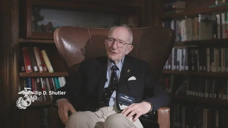 A Chosin veteran recalls the battle in "Marines Remember the Battle of the Chosin Reservoir" (video still)