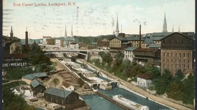 Thumbnail of the Erie Canal Museum's virtual field trip to the Flight of Five at Lockport