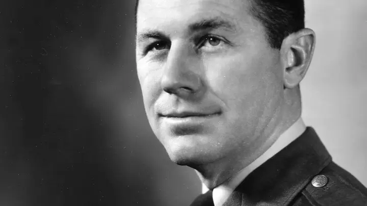 Portrait of Chuck Yeager from the National Museum of the U.S. Air Force tribute video.