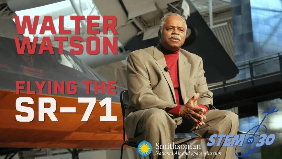 Video still: Walter Watson, the first African-American SR-71 crewmember.
