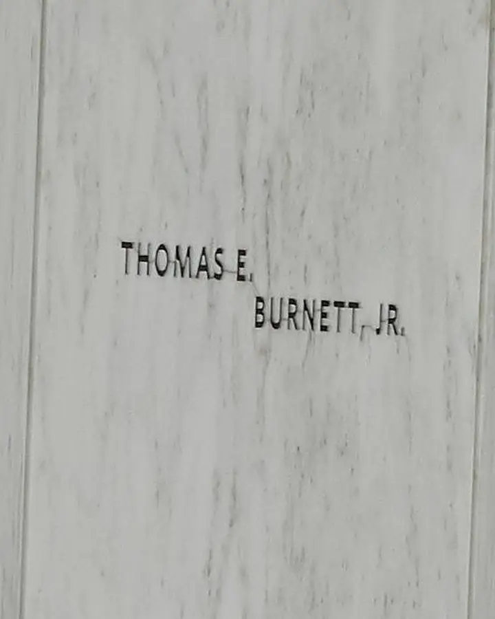 Tom Burnett’s name on the Wall of Names, Flight 93 National Memorial