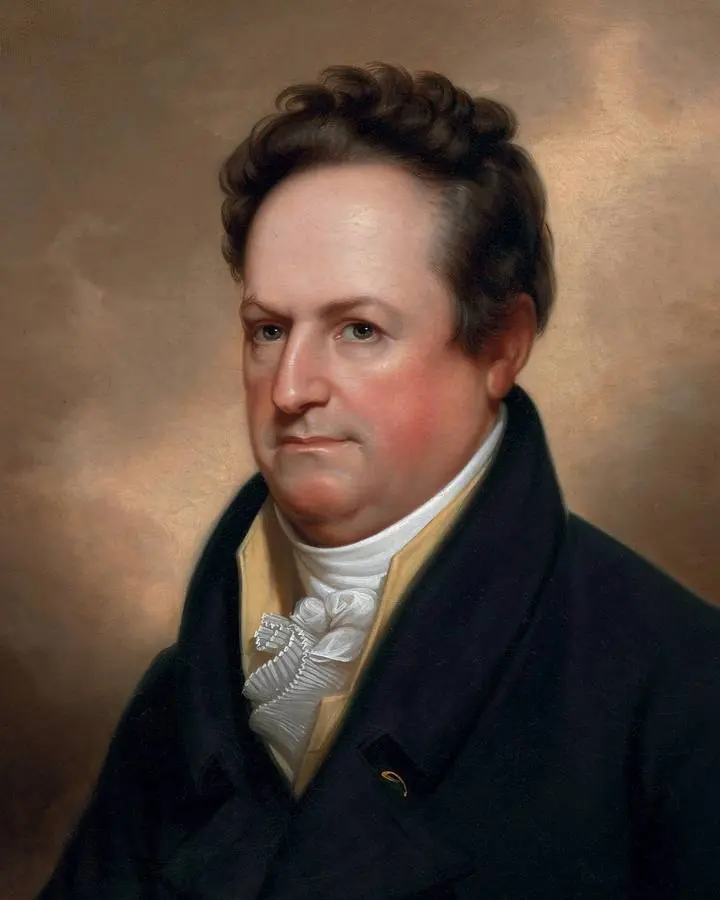 DeWitt Clinton, Governor of New York, painted by Rembrandt Peale in 1823