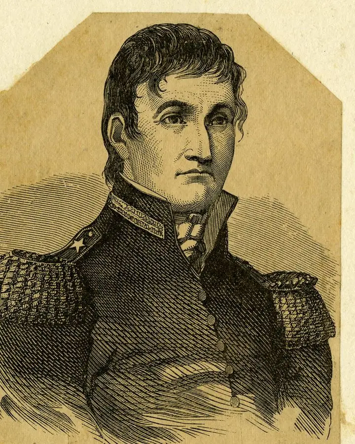 Brig. Gen. John Coffee, 19th-century engraving.