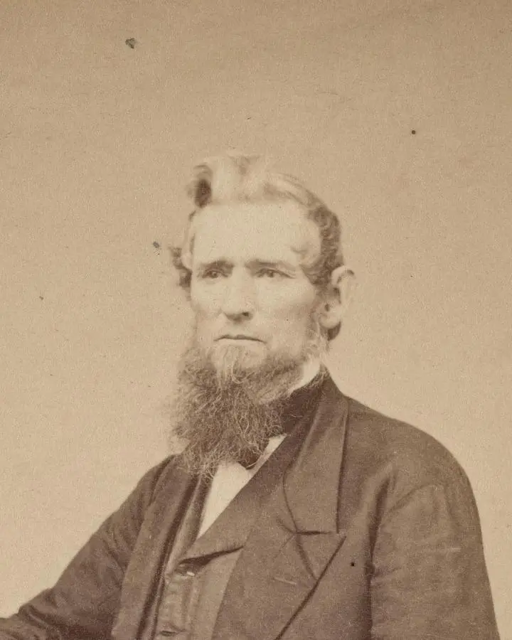 Ezra Cornell in 1869.