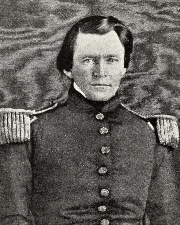 Ulysses S. Grant at 21, the earliest known portrait, from a daguerreotype made about 1843.