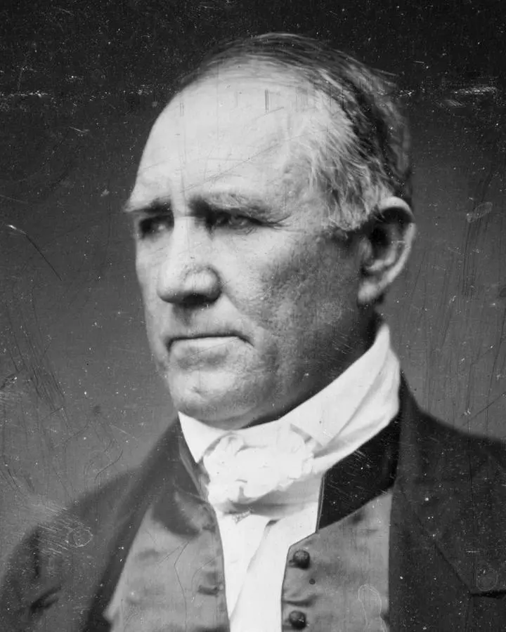 Sam Houston, c. 1848–1850, then a U.S. senator from the state he won.