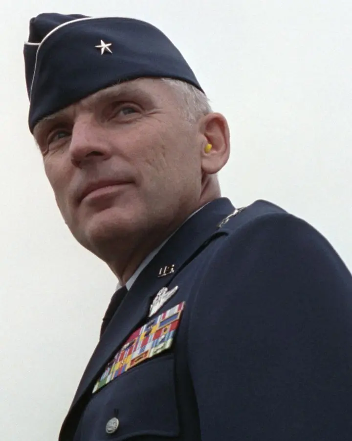 Brig. Gen. Eldon "Al" Joersz as commander of the 4th Fighter Wing, Seymour Johnson Air Force Base, 1993.