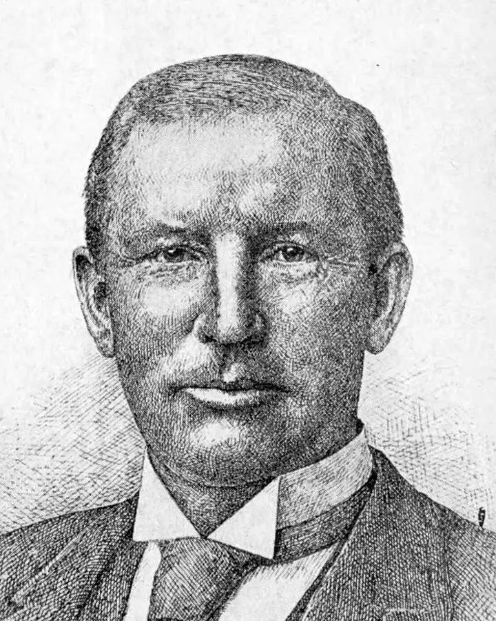 Capt. William R. Jones, general superintendent of the Edgar Thomson Works, engraved for a 1903 memoir.