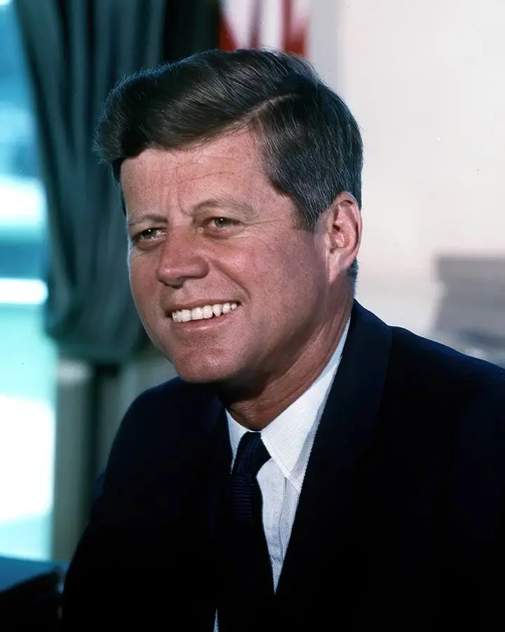 President John F. Kennedy in the Oval Office