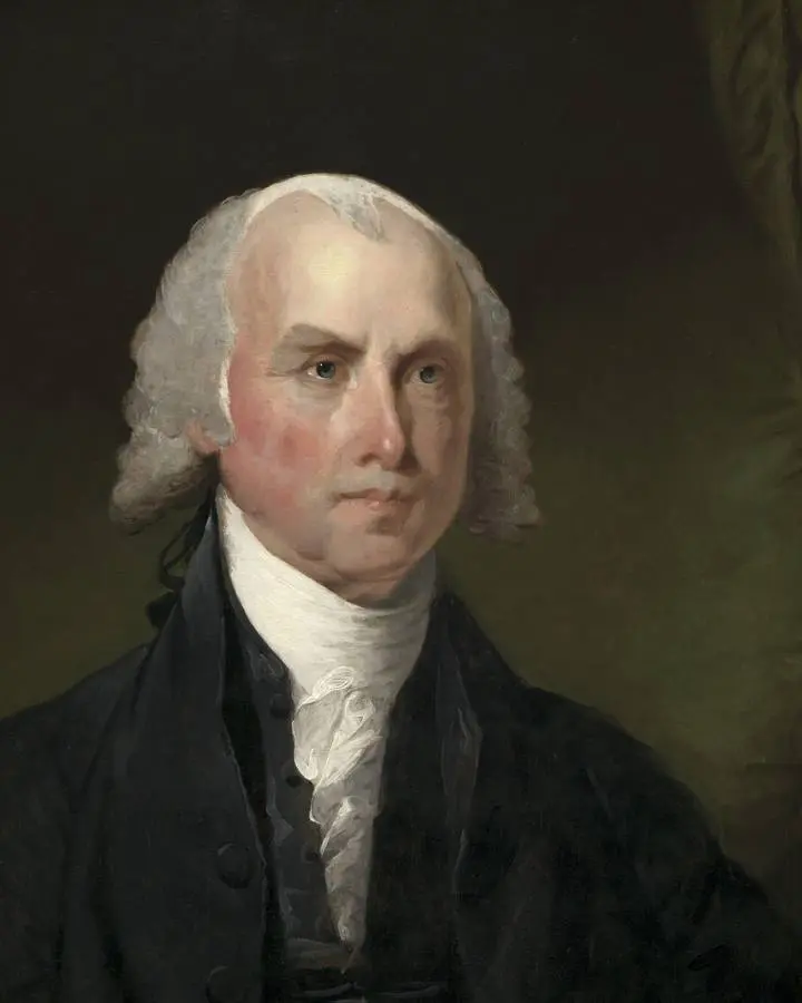 James Madison (Gilbert Stuart, c. 1821).