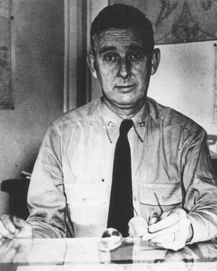 Joseph J. Rochefort, officer in charge of Station Hypo at Pearl Harbor (NH 84826).