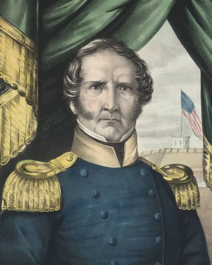 Major General Winfield Scott, U.S. Army (E. B. & E. C. Kellogg lithograph, 1847).