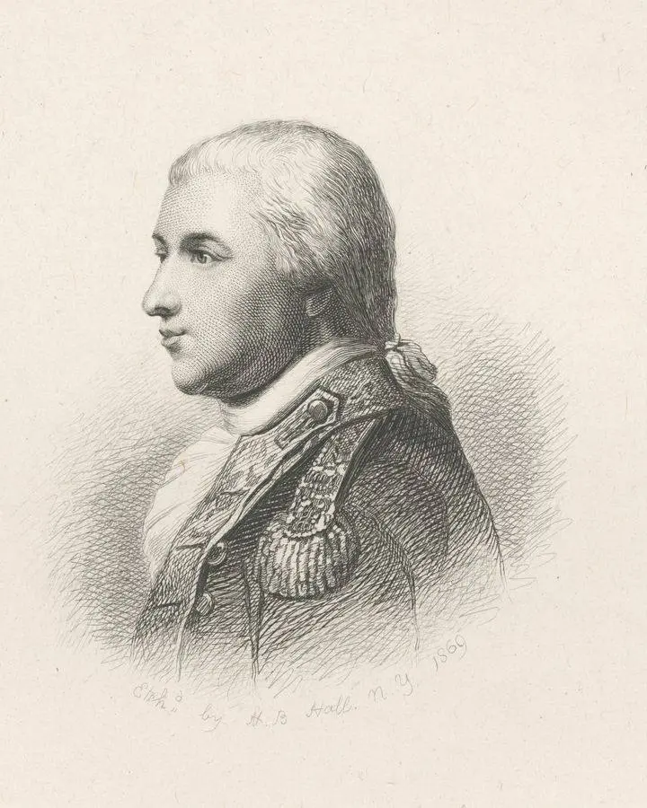 Lt. Col. Tench Tilghman (etching by H. B. Hall, 1869).