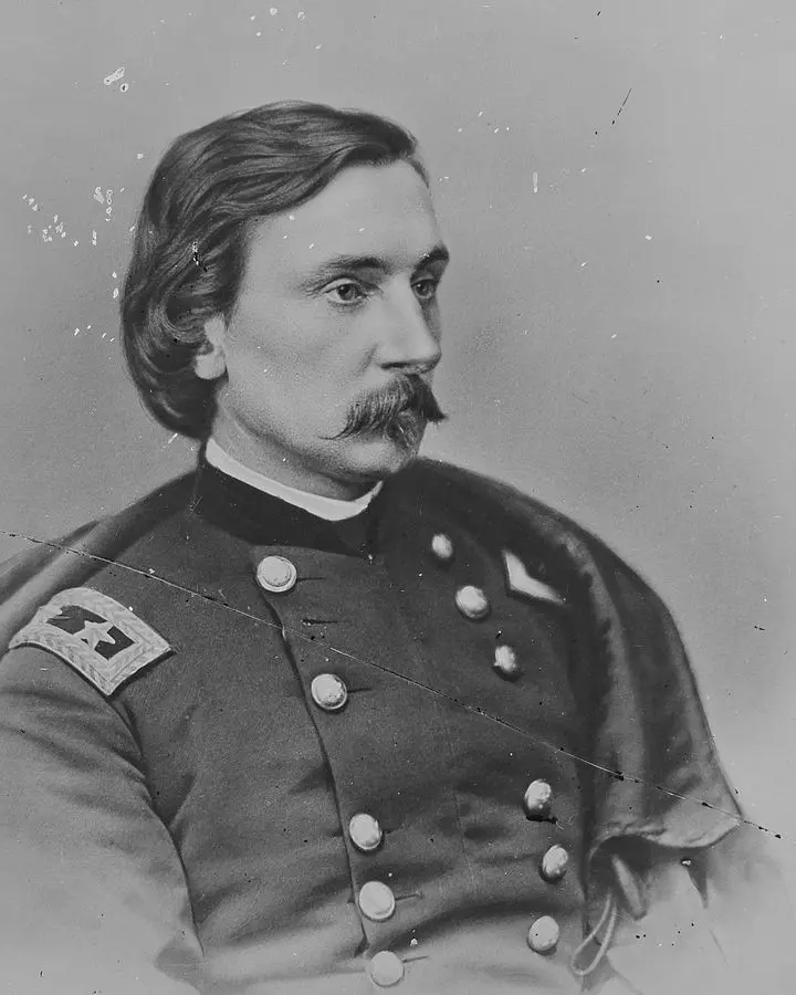 Gouverneur K. Warren, photographed by Mathew Brady's studio.