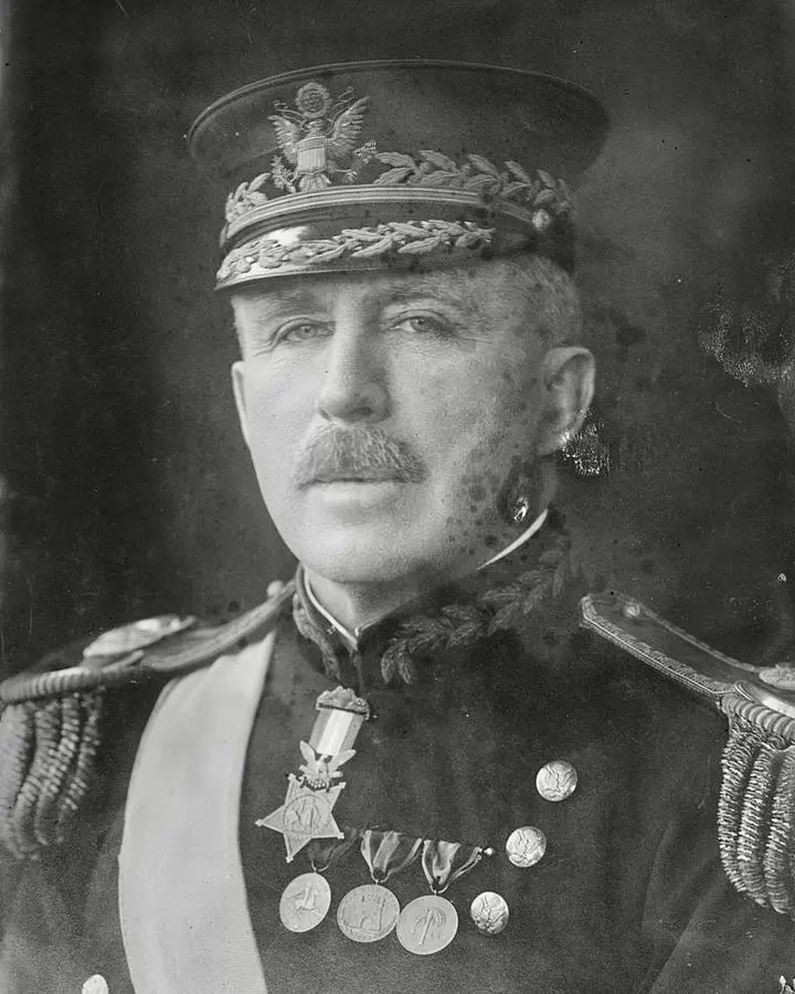 Gen. Leonard Wood, wearing the Medal of Honor, about 1915–1920