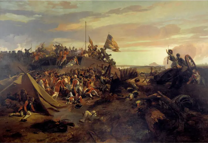 The Storming of Redoubt No. 10 (Eugène Lami, 1840), painted for the Virginia State Capitol in Richmond.